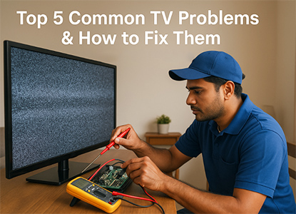 Common TV Problems And Best Repair Solutions in India