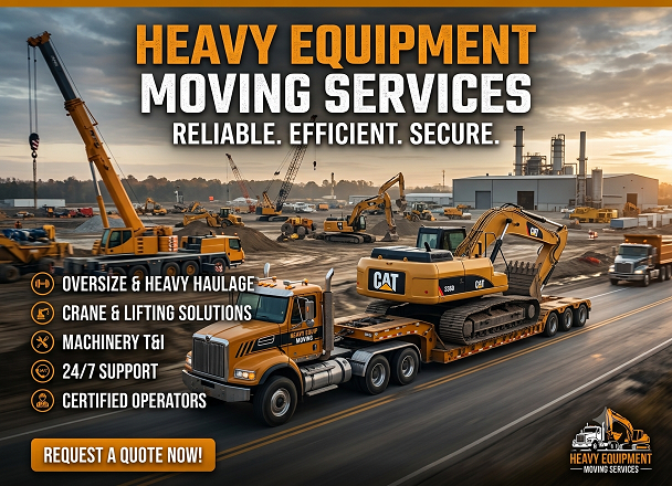 Heavy Equipment Moving Services