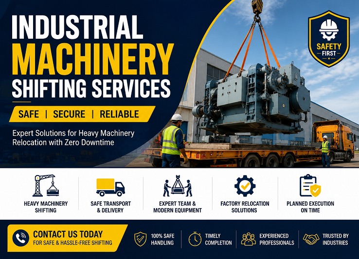 Industrial Machinery Shifting Services